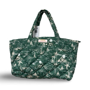 Urban Originals Tropical Extra Large Tote Bag- Island Green