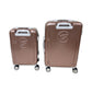 Bebe 2-Piece Hardside Luggage Set- Rose Gold (USED)