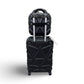 AMKA Gem 2-Pc. Carry-On Hardside Cosmetic Luggage Set – Black