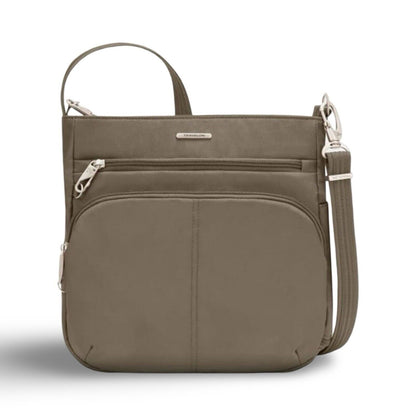 TRAVELON Anti-Theft Classic N/S Crossbody – Nutmeg