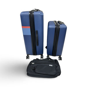 TAG Cityscape 4 Piece Hardside Luggage Set- Air Blue