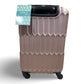 AMKA Honeycomb 22" Carry-On Expandable Spinner Suitcase- Rose Gold