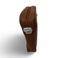 CHAMPS Onyx Vertical Leather Cross Body - Cognac/Brown