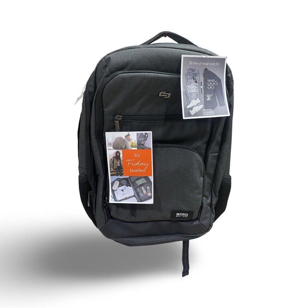 SOLO New York Downtown Grand Travel TSA Backpack