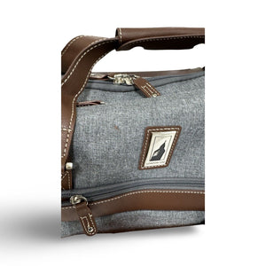 London Fog Westminster 15" Softside Underseat Bag - GRAY HEATHER ONE SIZE