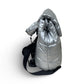 DKNY Giania Backpack, NWT Silver with Black