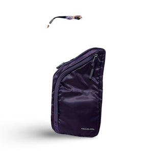 TRAVELON Slim Crossbody Bag - Blackberry