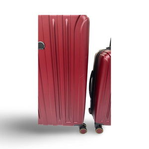 Delsey Paris Accelerate 2-Piece 30" & 22" Carry-On Hardside Luggage Set in Red