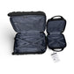 AMKA Gem 2-Pc. Carry-On Hardside Cosmetic Luggage Set – Black