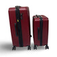 Delsey Paris Accelerate 2-Piece 30" & 22" Carry-On Hardside Luggage Set in Red